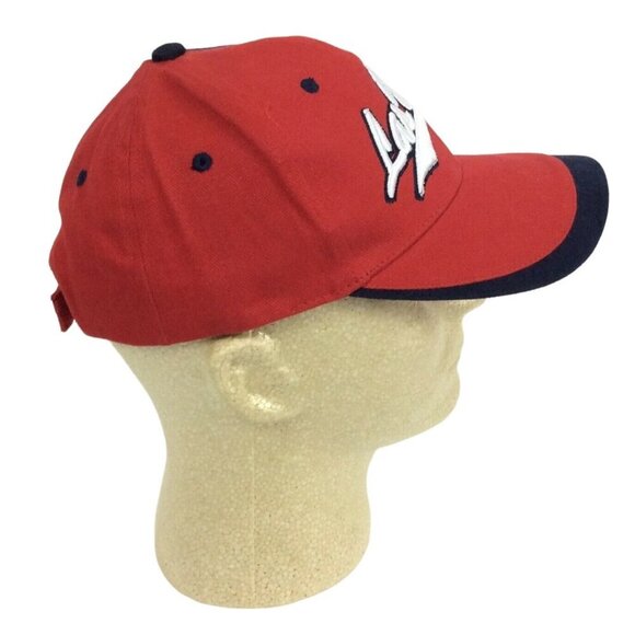 Las Vegas Red Navy Embroidered Hat Cap Top Gear Adjustable One Size Cotton - Picture 4 of 6